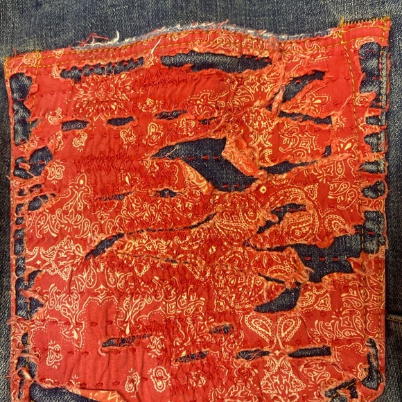 PURPLE BRAND Destroyed Patch Skinny Jean 40 - Picture 9 of 15